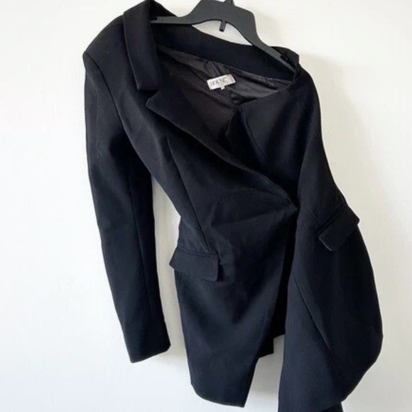 House of CB Elegant Black One Shoulder Dress - Picture 3 of 5